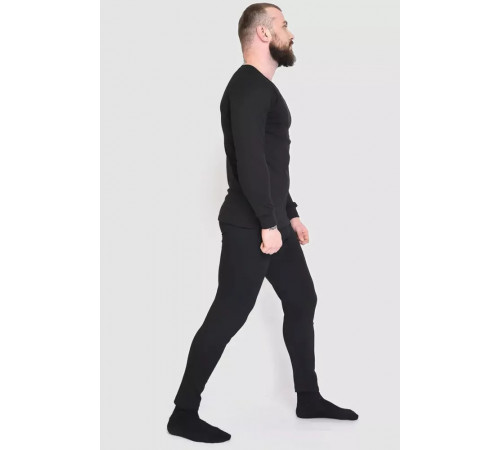 Термобелье мужское утепленное, цвет черный, 131R153108