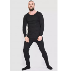 Термобелье мужское утепленное, цвет черный, 131R153108