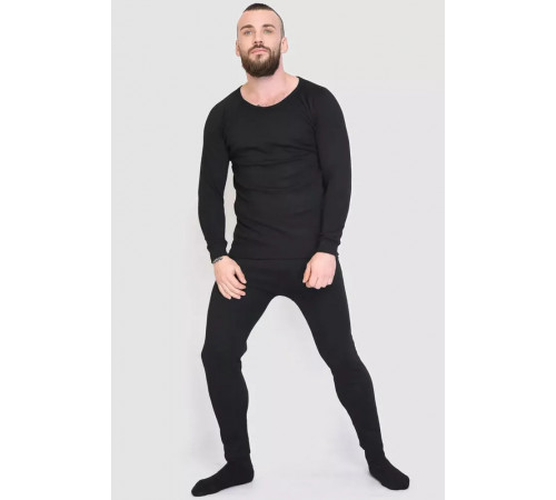 Термобелье мужское утепленное, цвет черный, 131R153108