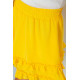 Юбка однотонная короткая, цвет желтый, 102R5254.