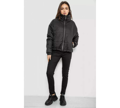 Куртка женская демисезонная, цвет черный, 102R5273