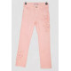 Джинси для дівчаток, колір персиковий, 247R10017