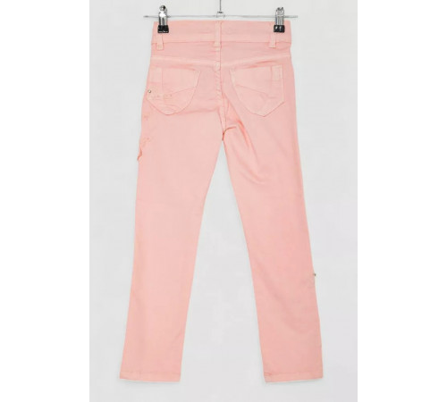 Джинси для дівчаток, колір персиковий, 247R10017