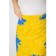 Юбка свободного кроя на запах, желтый цвет, 167R345