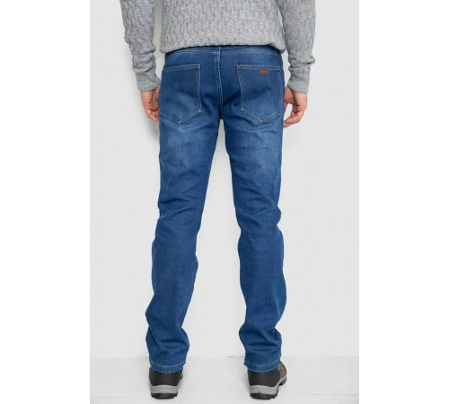Джинси чоловічі на флісі, колір синій, 254R2401