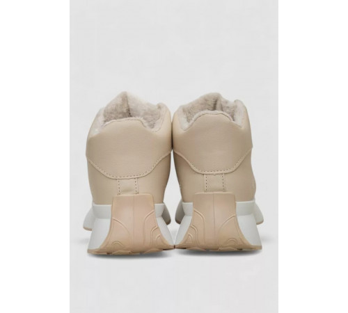 Кросівки жіночі зимові на хутрі, колір бежевий, 248RXM22