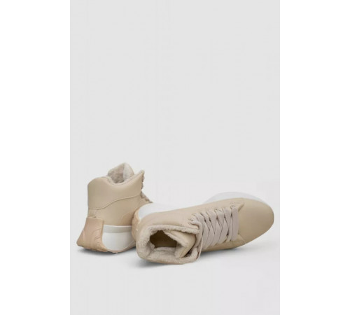 Кросівки жіночі зимові на хутрі, колір бежевий, 248RXM22