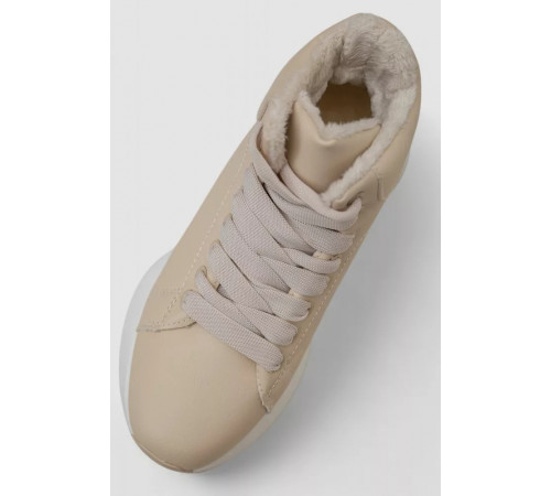 Кросівки жіночі зимові на хутрі, колір бежевий, 248RXM22