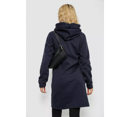 Туніка жіноча на флісі, колір темно-синій, 243R462