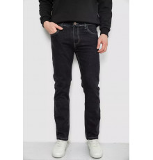 Джинсы мужские демисезонные, цвет черный, 243R8118.