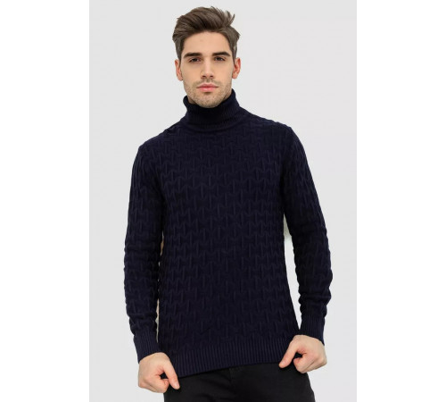 Гольф-светр чоловічий, колір темно-синій, 161R619