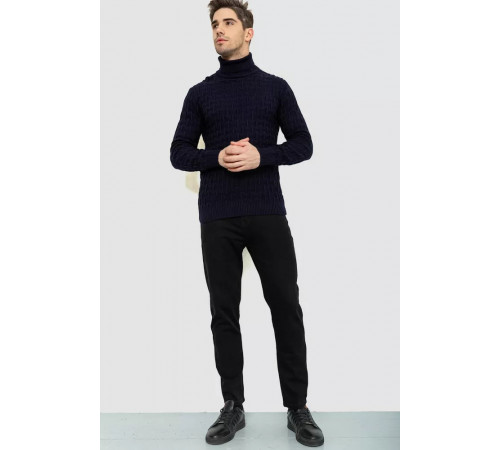 Гольф-светр чоловічий, колір темно-синій, 161R619