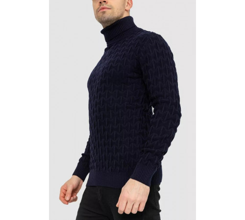 Гольф-светр чоловічий, колір темно-синій, 161R619