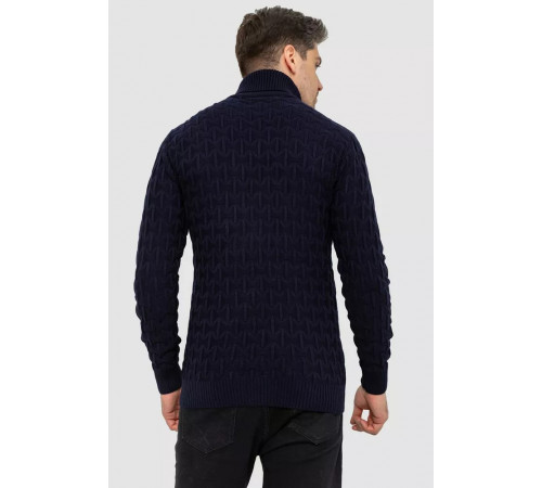 Гольф-светр чоловічий, колір темно-синій, 161R619