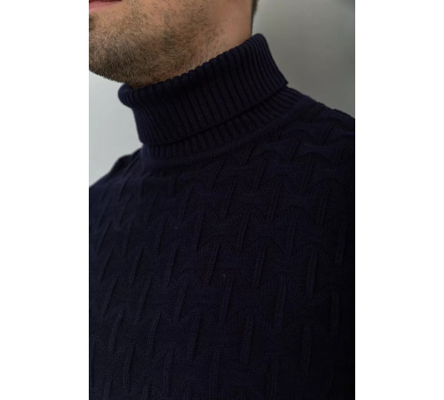 Гольф-светр чоловічий, колір темно-синій, 161R619