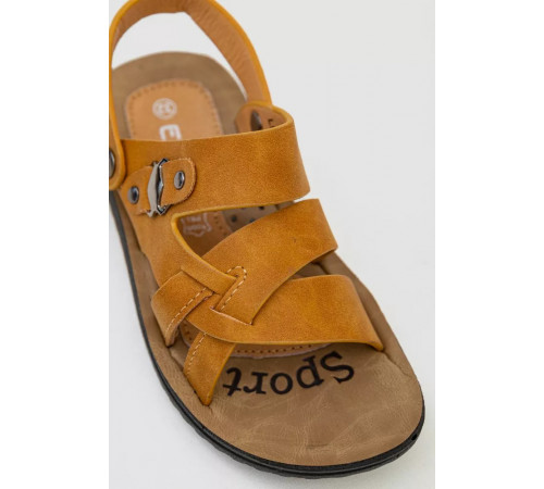 Сандалии детские для мальчика, цвет светло-коричневый, 243RL9109.