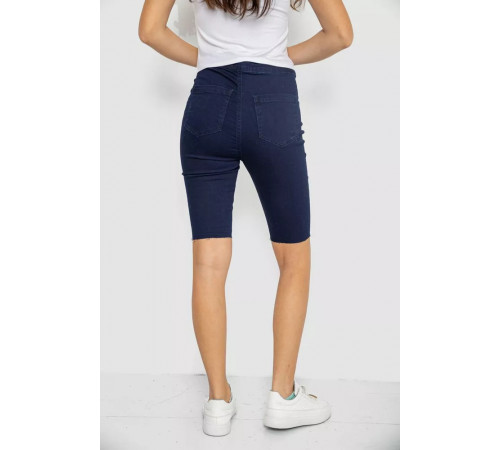 Шорты женские джинсовые стрейчевые, цвет темно-синий, 247R529-1.