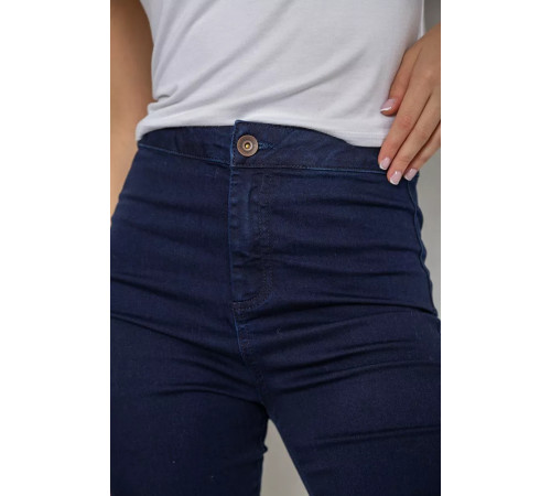 Шорты женские джинсовые стрейчевые, цвет темно-синий, 247R529-1.