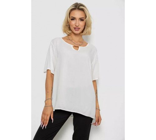 Блуза, цвет молочный, 244RM208