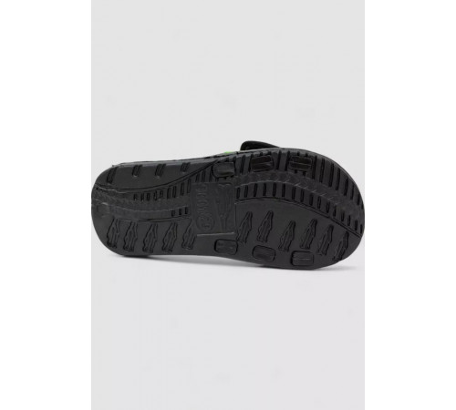 Шлепанцы резиновые для мальчиков, цвет черно-салатовый, 243R9001C-16