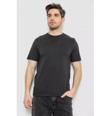 Футболка чоловіча з принтом, колір темно-сірий, 241R1908