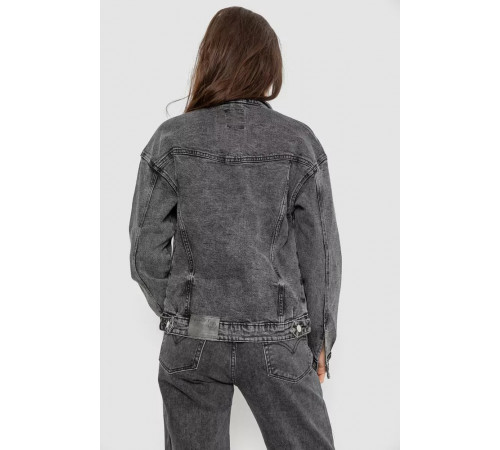 Куртка жіноча джинсова, колір сірий, 255RA225