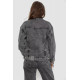Куртка жіноча джинсова, колір сірий, 255RA225