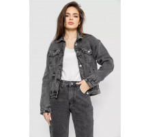 Куртка жіноча джинсова, колір сірий, 255RA225