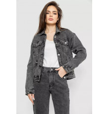 Куртка жіноча джинсова, колір сірий, 255RA225