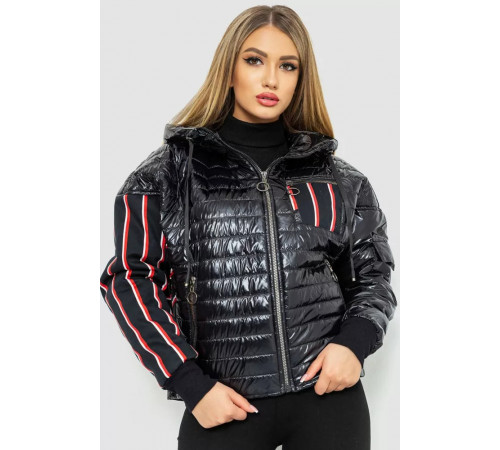 Куртка жіноча демісезонна, колір чорний, 102R5222