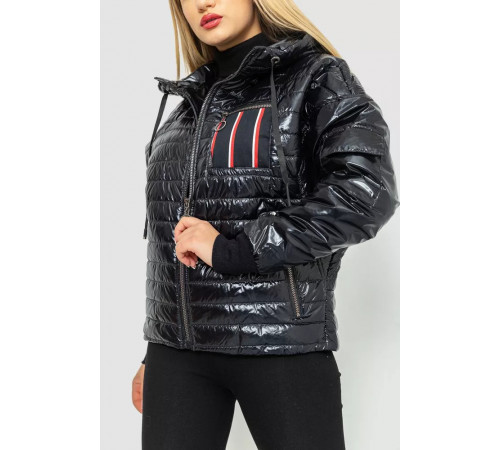 Куртка жіноча демісезонна, колір чорний, 102R5222