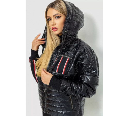 Куртка жіноча демісезонна, колір чорний, 102R5222