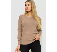 Кофта жіноча однотонна повсякденна, колір мокко, 244R2033