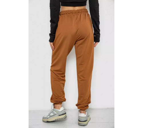 Спортивні штани жіночі, колір коричневий, 238R325-1