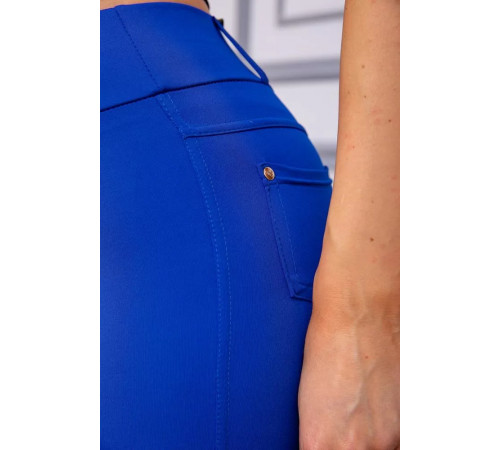 Втягивающие лосины, средней посадки, цвет Электрик, 172R40