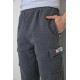 Спортивні штани чоловічі на флісі, колір сірий, 244R41207