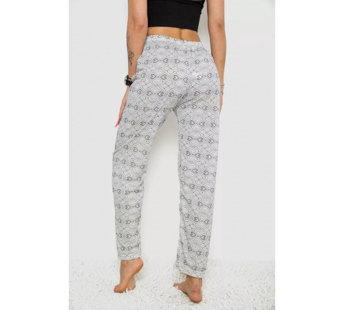 Брюки женские домашние, цвет молочно-серый, 238R58220-1