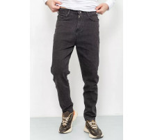 Джинси чоловічі демісезонні, колір темно-сірий, 190R500