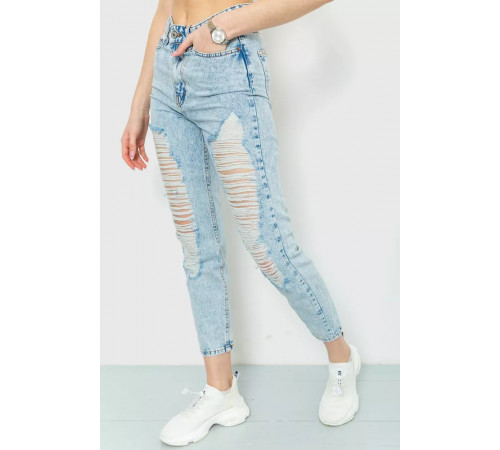 Джинси жіночі MOM, колір блакитний, 164R5570