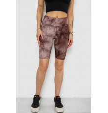 Велотреки жіночі в рубчик, колір коричневий, 238R58193