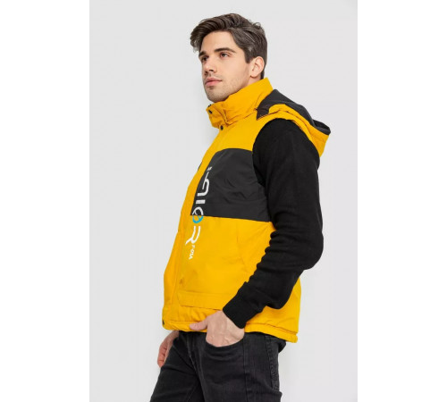 Жилетка мужская демисезонная, цвет желтый, 244R99006