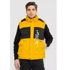 Жилетка мужская демисезонная, цвет желтый, 244R99006