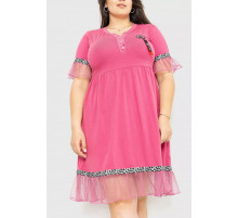 Платье свободного кроя, цвет темно-пудровый, 231R6444