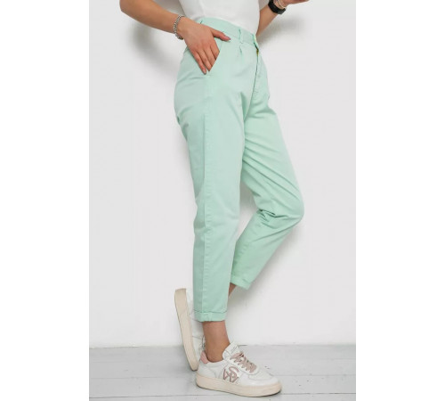 Брюки женские, цвет мятный, 250R161920.