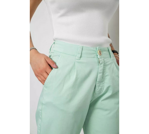 Брюки женские, цвет мятный, 250R161920.