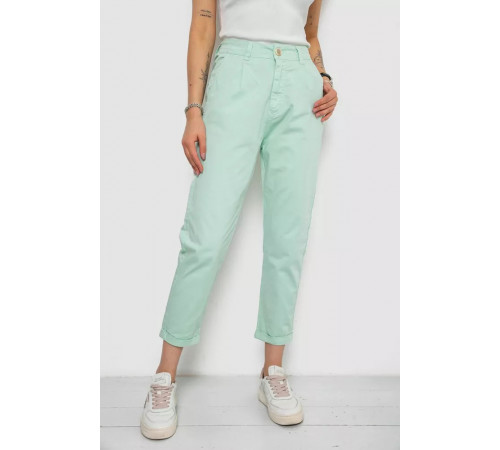 Брюки женские, цвет мятный, 250R161920.
