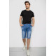 Шорты мужские джинсовые, цвет синий, 244RLS22-0216