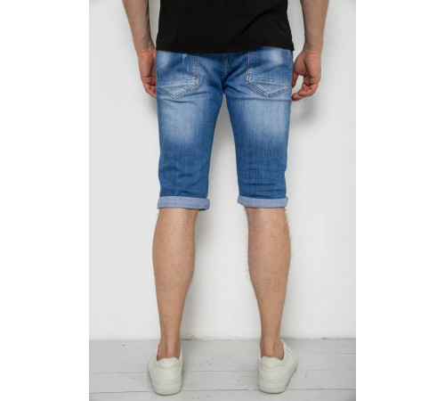 Шорты мужские джинсовые, цвет синий, 244RLS22-0216