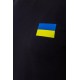 Футболка чоловіча патріотична, колір чорний, 226R040