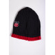Чоловіча шапка, чорно-червоного кольору, 167R7785